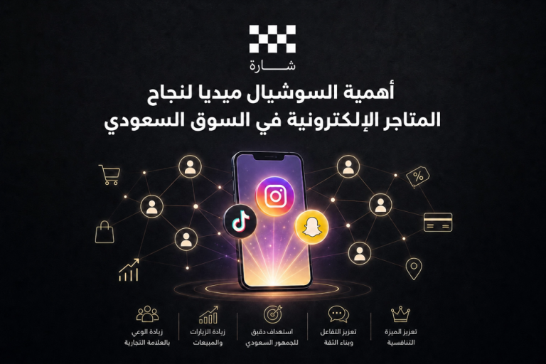 أهمية السوشيال ميديا لنجاح المتاجر الإلكترونية في السوق السعودي